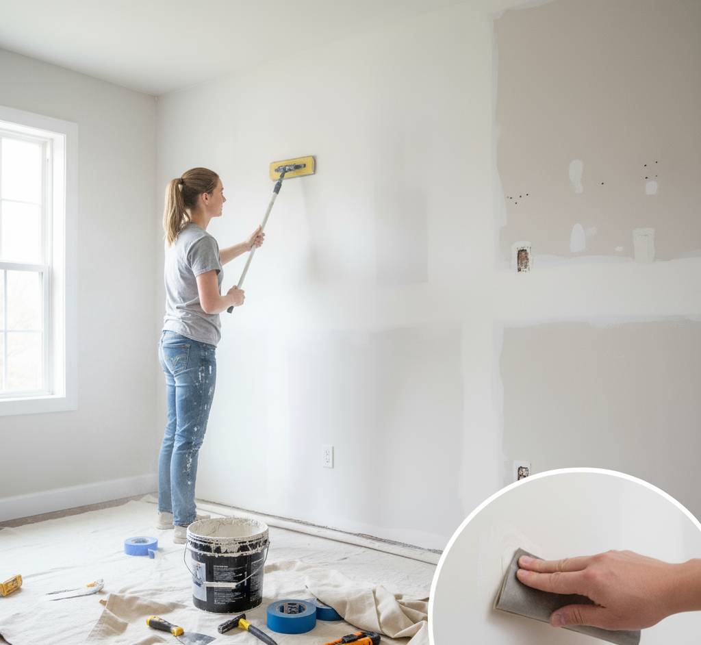 prep wall for painting